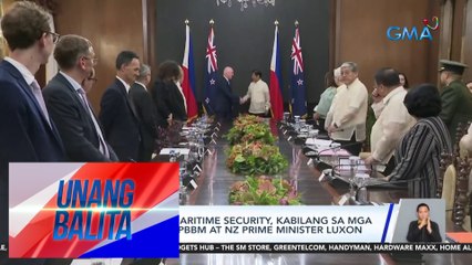 Ekonomiya & maritime security, kabilang sa mga tinalakay nina PBBM at NZ Prime Minister Luxon | UB