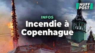 Au Danemark l’incendie de la Bourse rappelle Notre-Dame en feu