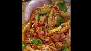 Unique and interesting chicken feet dish
