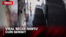 Terekam CCTV, Aksi Viral Pencuri Genset Warga di Medan