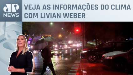 Região Sul tem alerta de perigo para chuva nesta terça-feira (16) | Previsão do Tempo