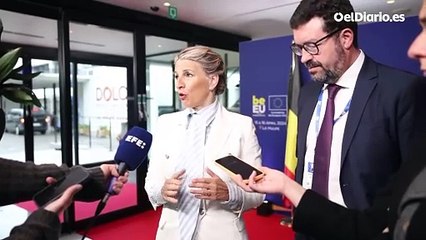 Yolanda Díaz: “Le pediría a la patronal que deje de jugar con propuestas que son propias de Milei”