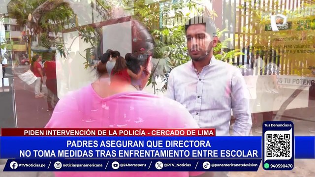 Padres preocupados por amenazas de ataque contra alumnos del colegio Hipólito Unanue