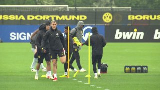 Dortmund training as they look to claw back 2-1 Atletico UCL deficit