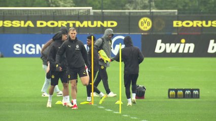 Dortmund training as they look to claw back 2-1 Atletico UCL deficit