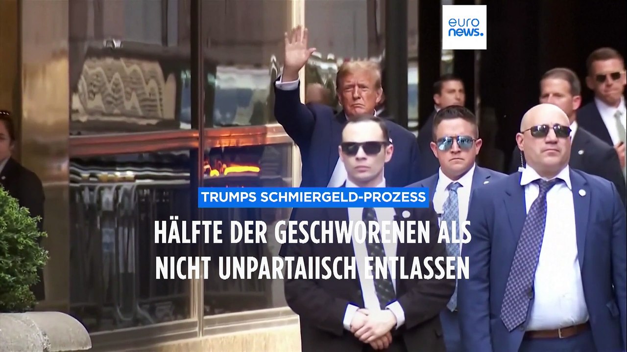 Trumps Schmiergeld an Pornostar: Hälfte der Geschworenen entlassen