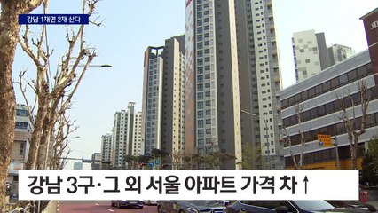 강남 3구 아파트 1채 값으로 다른 지역 2채