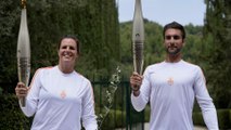 JO-2024 : Laure Manaudou première tricolore à porter la flamme olympique