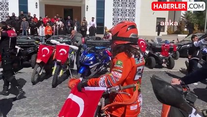 Yozgat Çamlığı'nda doğaseverler ve motor tutkunları buluştu