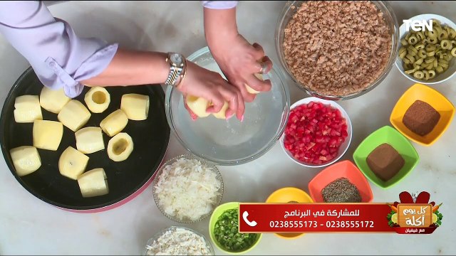 من غير لحمة لكن بلحمة.. طريقة عمل قوارب البطاطس مع الشيف فيفيان فريد