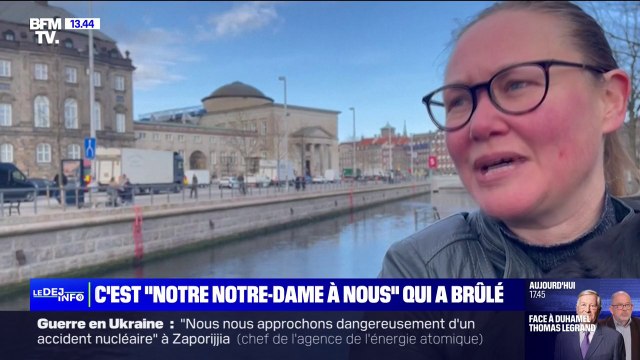C'est notre Notre-Dame à nous qui a brûlé: l'émotion de cette Danoise après l'incendie de la Bourse de Copenhague