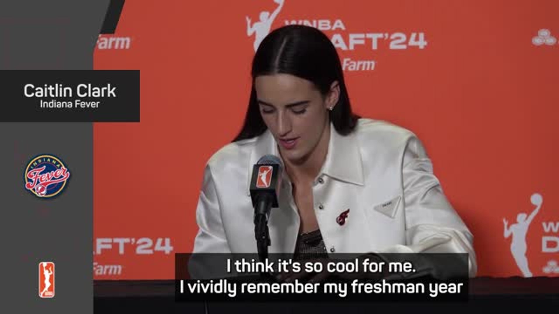 ⁣WNBA No.1 Clark targeting playoffs with Indiana Fever