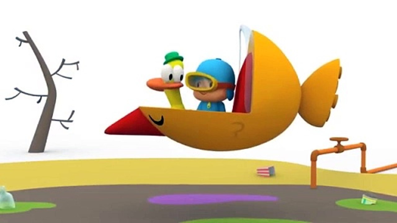 Pocoyo Español Latino - Porquera en la tubería _ CANCIONES INFANTILES para niños