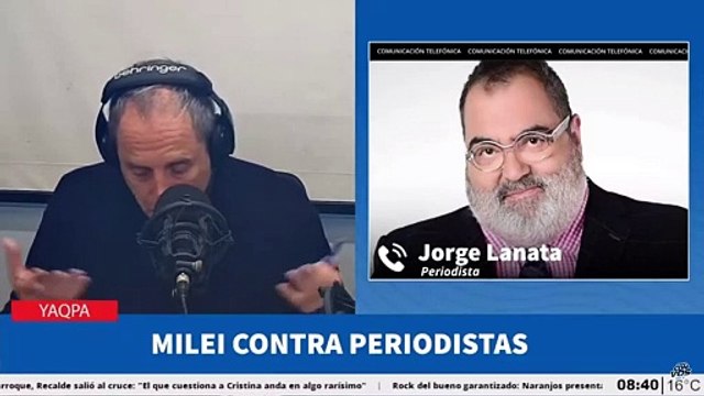 Lanata: Los periodistas tenemos que unirnos y ponerle un punto a Milei