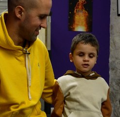 On a suivi Marley, 6 ans et non-voyant, avec son éducateur sportif