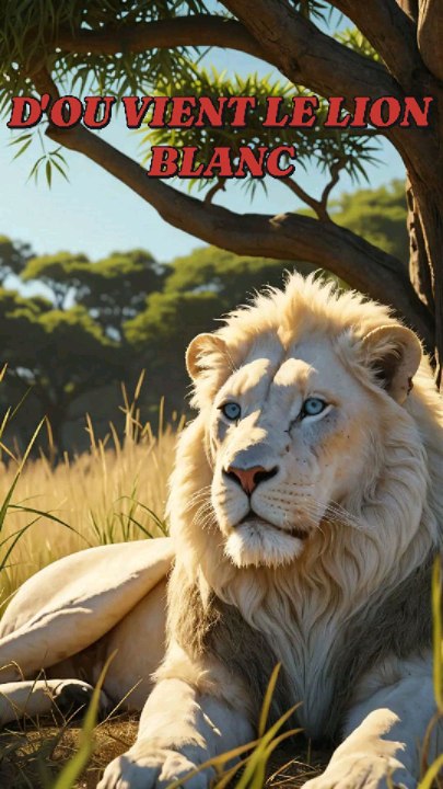 d'où vient le lion blanc