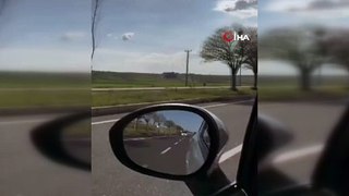 Motosiklet Üzerinde Tehlikeli Yolculuk Kameralara Yansıdı