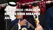 Paris 2024 : Macron espère voir Mbappé aux JO