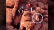 Deux hommes vandalisent une roche protégée vieille de 140 millions d'années dans un parc américain