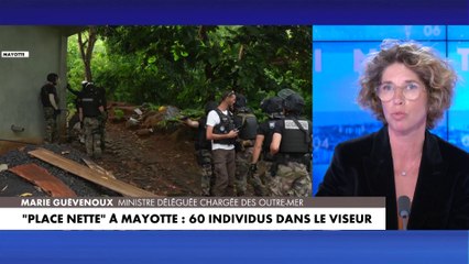 Marie Guévenoux explique le dispositif mis en place pour l'opération «Mayotte place nette»