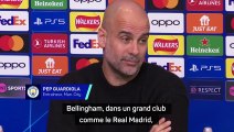 Guardiola : ''Bellingham est un joueur exceptionnel''