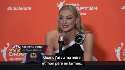Los Angeles Sparks - Cameron Brink : "J'ai appelé Steph Curry sur FaceTime après l'annonce"