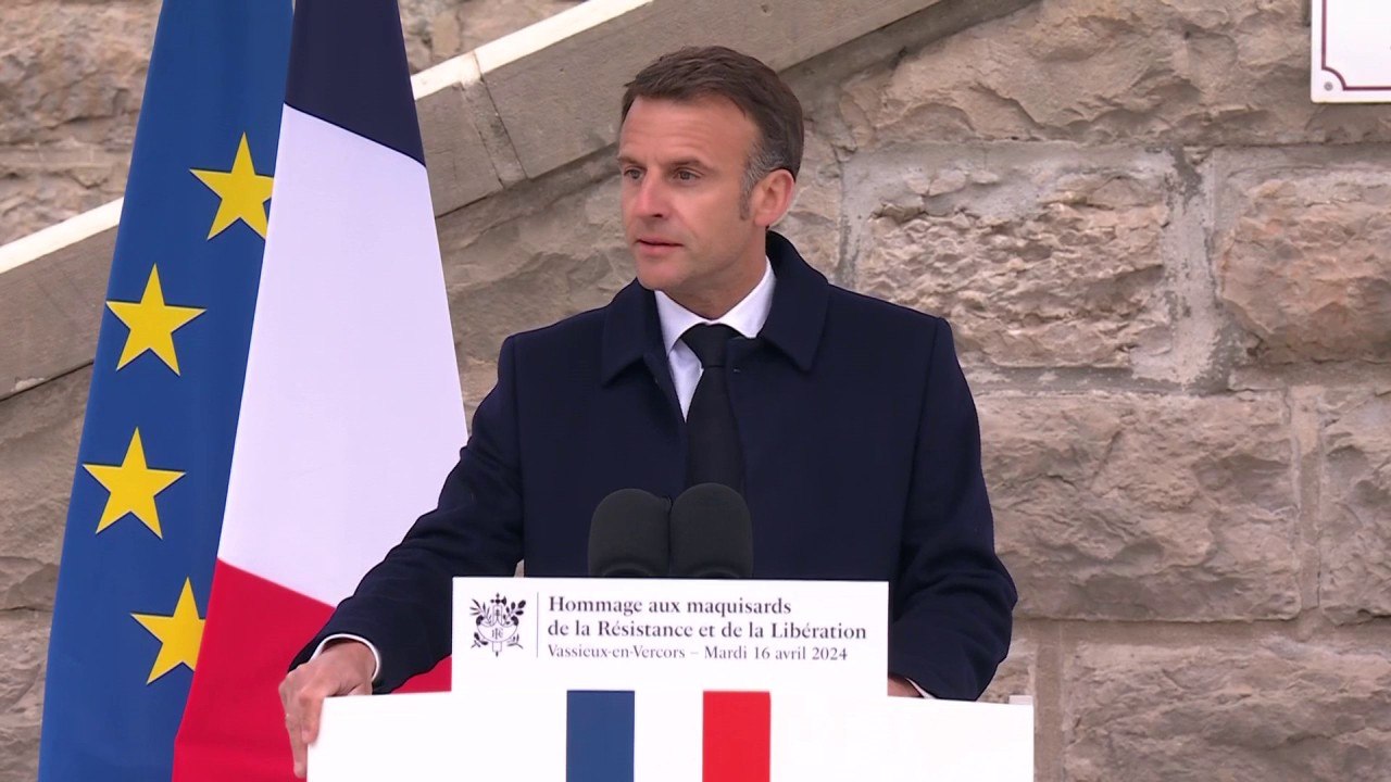 80e anniversaire de la Libération: "Ici, il y a 80 ans, des Français ont tué des Français" déclare Emmanuel Macron dans son discours hommage aux maquisards