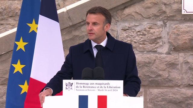 80e anniversaire de la Libération: Ici, il y a 80 ans, des Français ont tué des Français déclare Emmanuel Macron dans son discours hommage aux maquisards