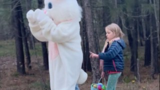 Rabbit riddle solved: Zipper on bunny's back exposes Easter legend