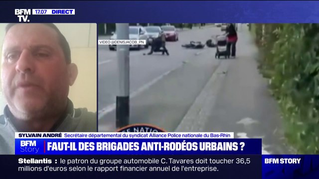 Sylvain André (syndicat Alliance Police nationale du Bas-Rhin) sur le policier blessé à Schiltigheim: Ce que je vois, ce n'est pas un refus d'obtempérer, c'est des violences volontaires