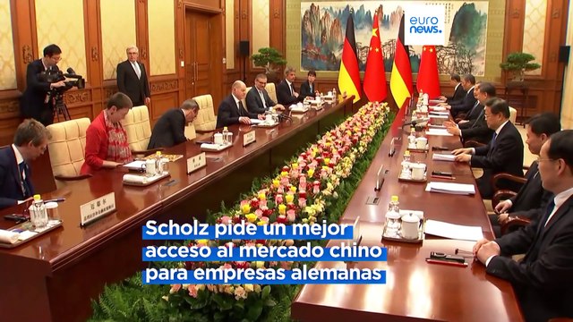 Scholz dice no a desvincularse de China mientras aboga por una cooperación de calidad