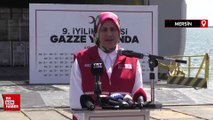 Gazze'ye insani yardım ulaştıracak 9. gemi uğurlandı