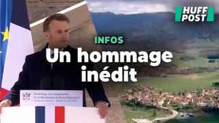 Macron loue les résistants qui ont fait face « aux Français qui ont tué d’autres Français »