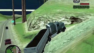 How i Climbed Grand Theft Auto: San Andreas Mt. Chiliad Truck[Line Runner] Car Jump
