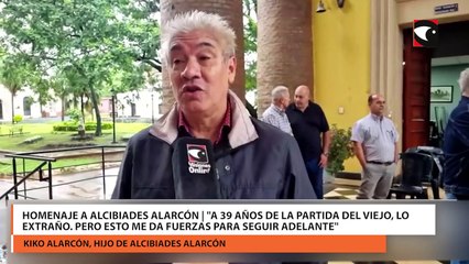 Homenaje a Alcibiades Alarcón  A 39 años de la partida del viejo, lo extraño. Pero esto me da fuerzas para seguir adelante