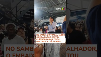 Embaixador da Coreia do Sul solta a voz em samba no Rio de Janeiro e viraliza