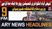 ARY News 9 PM Prime Time Headlines | 16th April 2024 | Defence Minister's Blunt Statement