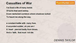 DENNIS TAYLOR - Casualties Of War