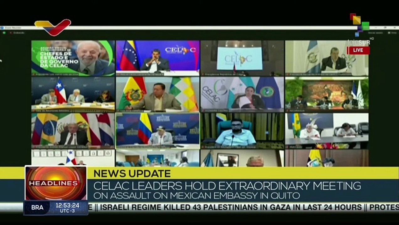 Summit of CELAC heads of state on the attack on the Mexican embassy in Ecuador