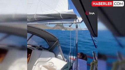 Çalındıktan sonra kayalıklara vuran teknenin parçaları ve malzemeleri çalındı