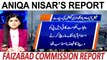 Faizabad Dharna Inquiry Commission | Aniqa Nisar's Report