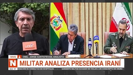 Militar analiza presencia Iraní en Bolivia