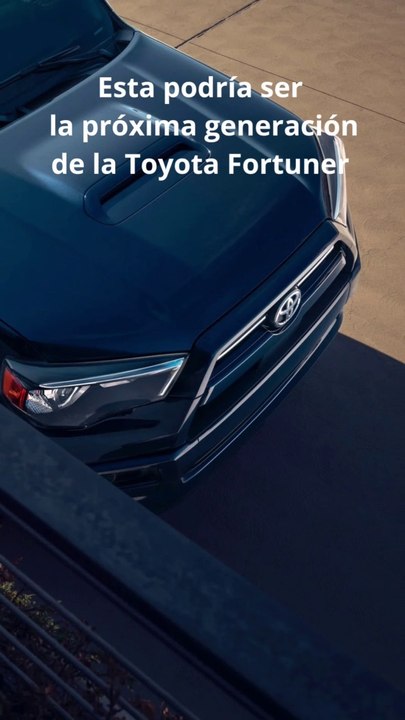 Toyota 4RUNNER podría ser la próxima generación de la #toyotafortuner