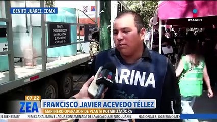 "La Sin Miedo", planta potabilizadora de la Marina Armada de México