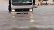 Lluvias e inundaciones aeropuertos en Dubái
