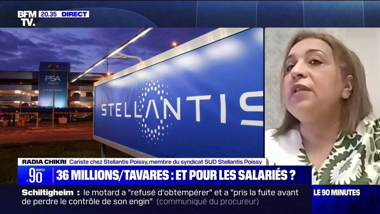 Radia Chikri (Cariste chez Stellantis Poissy) sur la rémunération de Carlos Tavares: "Qui fait le salaire de monsieur Tavares ? Les ouvriers qui se cassent le dos sur les chaînes"