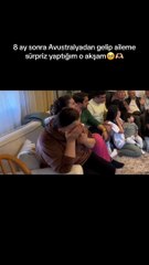 Aylardır Avusturalya’da ailesinden ayrı kalan bir gencin bayramda ailesine yaptığı güzel sürpriz 