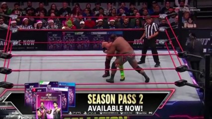Brian Cage Vs. Keith Lee - AEW Collision 2O23 Holiday Bash