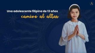 Una adolescente filipina de 13 años de camino al altar