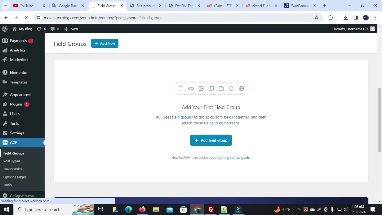 Display Advanced Custom Fields (ACF) Fields value in a Single product page in WooCommerce.